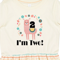 thumbnail image 4 of Inktastic 2nd Birthday Llama for Girl Girls Toddler Dress, 4 of 5
