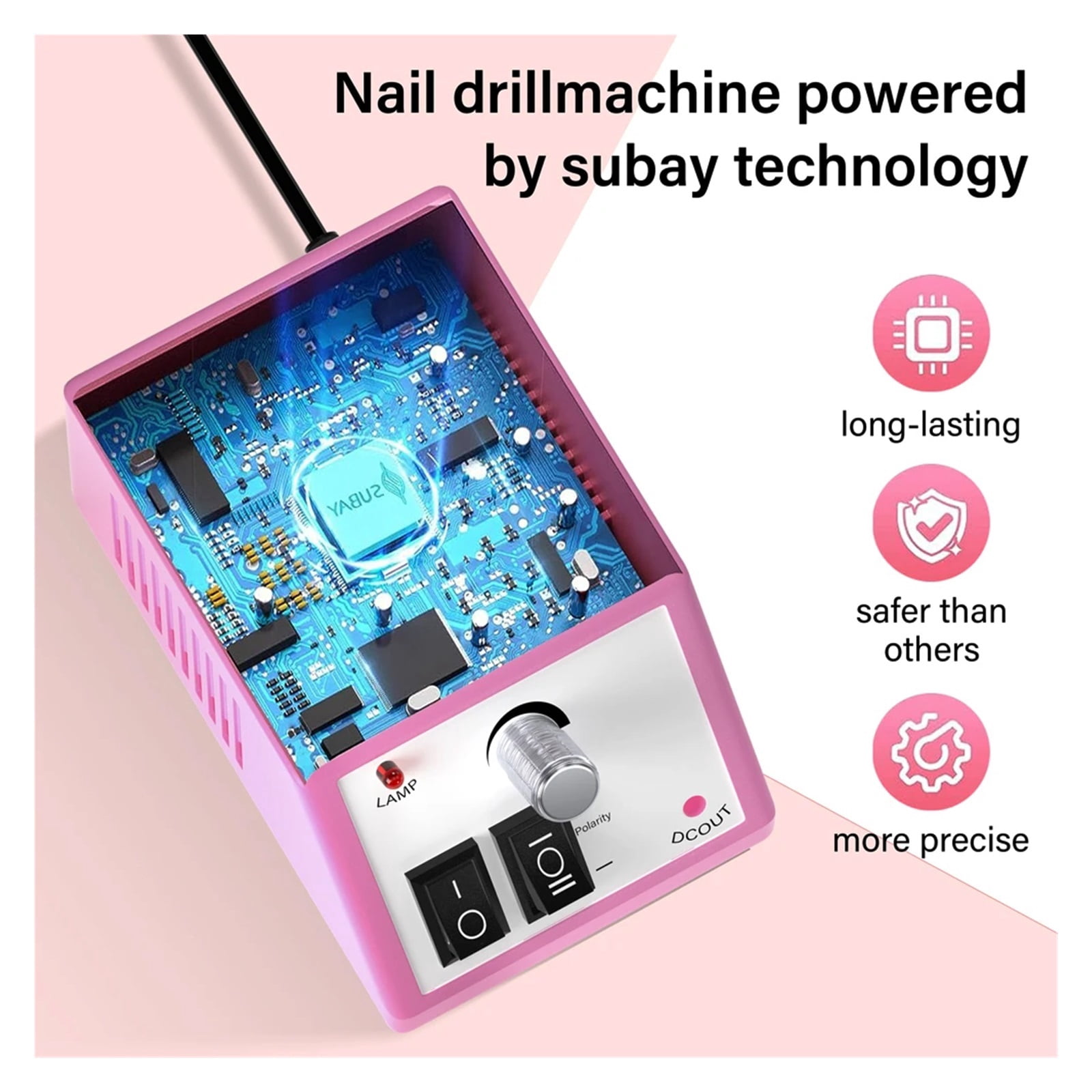 Professional Electric Nail Drill Machine Set Nail Files Drill Bits Gel Polish Remover Portable Nail Polisher Equipment