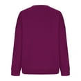 thumbnail image 4 of Lenago Oversized Sweatshirt for Women Fashion Casual Long Sleeve Round Neck Ladies Loose Sweatshirt Tops Blouse Fall Winter Outfits Clothes, 4 of 6