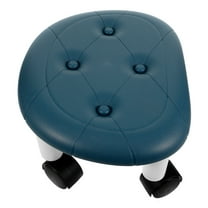 Milisten 1Pcs Dark Blue Small Rolling Stool for Children's Room 14.0*10.2*5.9in