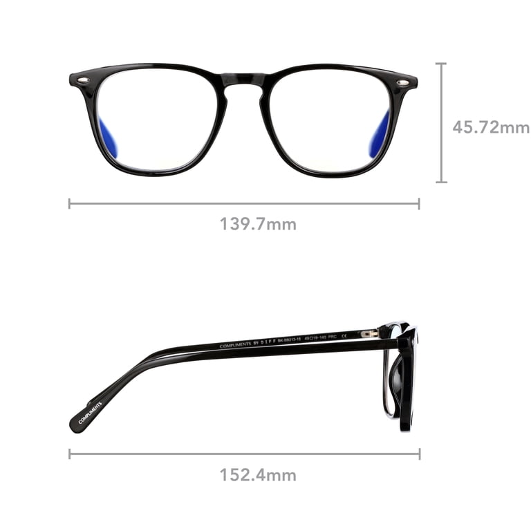 Compliments by DIFF Eyewear Griffin Blue Light Reading Glasses