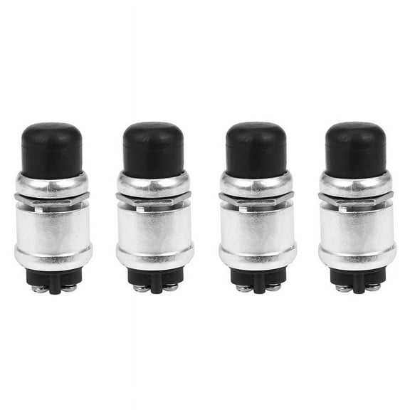 4X Heavy Duty Waterproof Car Boat Horn Engine Momentary Switch Push Button