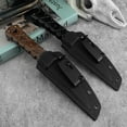 thumbnail image 4 of 8.74'' Fixed Blade Knife, DC53 Steel Construction, G10 Handle with Sheath, Outdoor Camping, Fishing, Hiking Tool, 4 of 6
