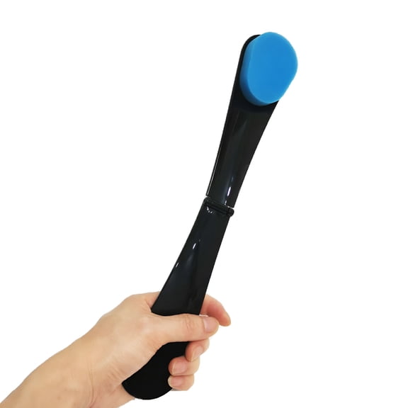 ACDANC 2026 New Folding Back Applicator Body Brush-Long-Handled Shower Massage Cleaning Tool Portable Lotion Applicator Soft Sponge Body Care Brush