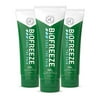 Biofreeze Pain Relief Gel, 4 oz. Tube, Pack of 3 (Packaging May Vary)
