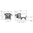 thumbnail image 2 of Shurflo 4028100E54 Revolution Self-Priming 2.3 GPM 50 PSI 12V Fresh Water RV Pump, 2 of 2