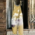 thumbnail image 3 of JULMCOMO Spring Jumpsuits for Women 2024 Fashion Summer Overalls Harem Wide Leg Bib Overall Floral Print Womens Pants with Pockets, 3 of 3