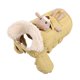 thumbnail image 3 of Abrigo de invierno para perro, suave y con cuello, ideal para otoño y actividades al aire libre. Amarillo M, 3 of 9