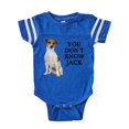 thumbnail image 1 of CafePress - FIN Dont Know Jack - Cute Infant Baby Football Bodysuit, 1 of 1