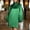Green, variant on asdoklhq Party Dresses for Women Solid Color High Neck Batwing Long Sleeve Loose Dress Skirt Purple XL