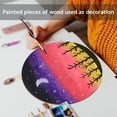 thumbnail image 5 of 12 Inch Blank Wood Circles for Crafts Unfinished Wood Front Door Decor Round Wooden Hanging Sign with for DIY Crafts Christmas Painting Home Holiday Decor/ Christmas Diy Wooden Board, 5 of 8