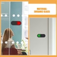 thumbnail image 2 of Red And Green Indicator Sign Door Sign Vacant Occupied Door Sign Self-Adhesive Sign For Office Bathroom Home Easy Status Switch Door Sign For Public Spaces, 2 of 5