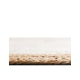 thumbnail image 5 of Unique Loom Braided Jute Collection Area Rug - Goa (5' 1" x 8' Oval White/Natural), 5 of 7