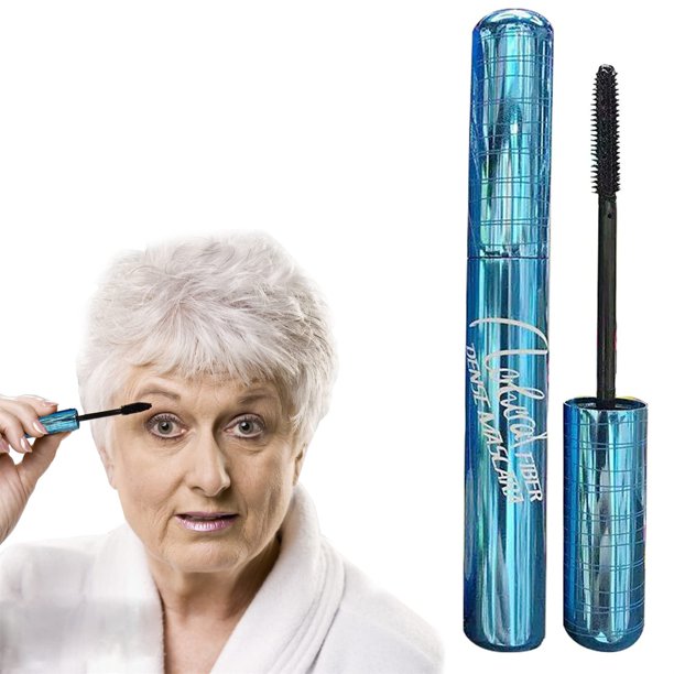 Máscara de pestañas dootdott para mujeres mayores de 60 años, negro, resistente al agua