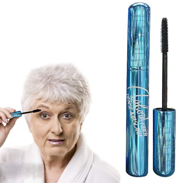 Máscara de pestañas dootdott para mujeres mayores de 60 años, negro, resistente al agua