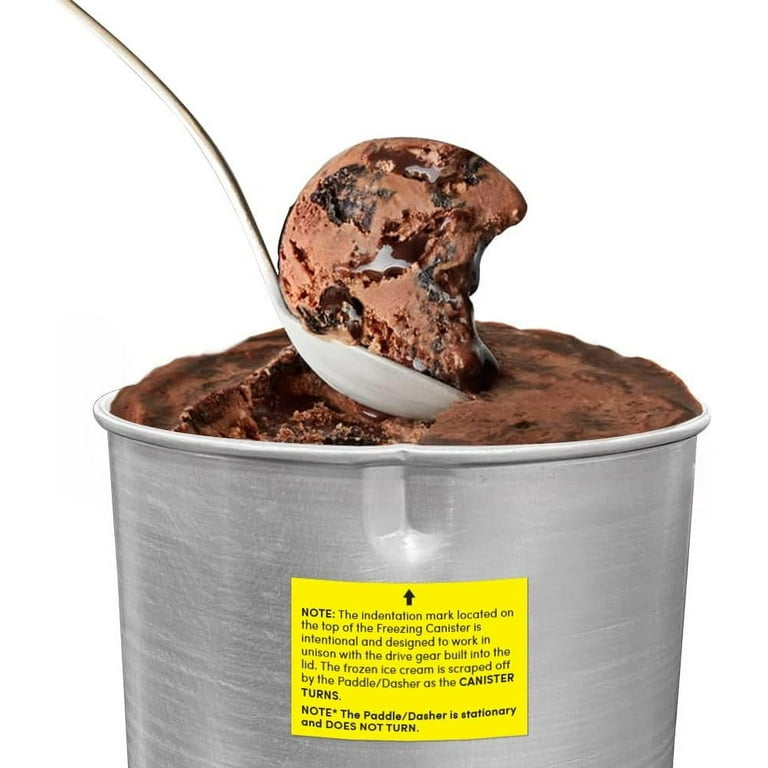 4 Qt. Electric Motorized Maker Ice Rock Salt 4Qt. Freezing Canister Creamy Ice Cream Gelato Frozen Yogurt or Sorbet Recipe Booklet 4 Quart Mint Walmart