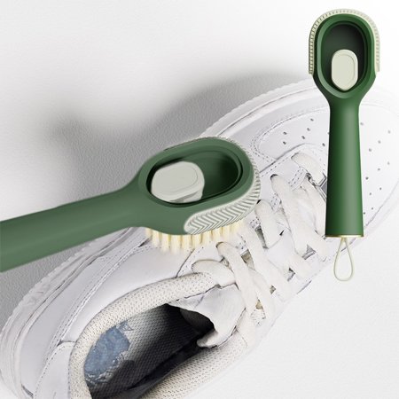 

Multi-functional Shoe Brush Soft Bristle Shoe And Clothes Washing Brush for Stains Household Cleaning Clothes Shoes Scrubbing Hangable Soft Bristle Shoes Cleaning Scrubber Clearance