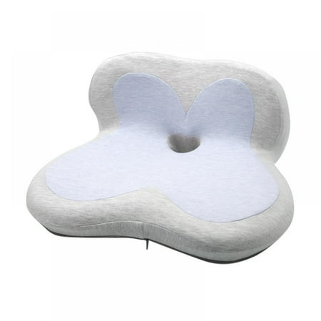 

FYCONE Enhanced Seat Cushion - Non-Slip Orthopedic Gel & Memory Foam Coccyx Cushion for Tailbone Pain - Office Chair Car Seat Cushion - Sciatica & Back Pain Relief (Black) for Travel
