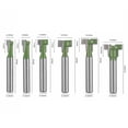 thumbnail image 3 of Bgsha 6.35mm Shank T-Slot Cutter Router Bit Set T Slotting Milling Cutter Woodworking, 3 of 6