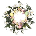 thumbnail image 2 of Easter Bunny Spring Wreath Spring Decor Hand Woven Easter Bunny Wreath for Front Door Decorations Indoor Or Outdoor, B, 2 of 9