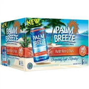 Palm Breeze Ruby Red Citrus Sparkling Alcohol Spritz, 12 fl oz, 6 pack