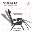 thumbnail image 5 of Camastro Gravedad Cero Negro Plegable Reclinable Exterior 2 Piezas, 5 of 5
