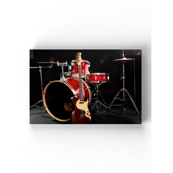 Musical Instruments On A Stage Wrapped Canvas  -Image by Shutterstock,