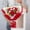 B, variant on EGNMCR Room Decor Home Decor Finished Hand-woven Bouquet Of Roses For Valentine's Day Simulated Dried Flower Gift For Girlfriend's Birthday The Rose