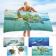 thumbnail image 1 of Fiudx Toalla de Playa de Microfibra, Superligera, Resistente a La Arena, de Secado Rápido, Ideal para Piscina, Playa, Viajes y Camping. Tamaño de 76 X 152 Cm. Uso Versátil., 1 of 7