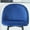 937#Blue,Fabric+Metal, variant on Blue Ergonomic Office Chair - Modern Upholstered Desk Chair with Metal Legs, No Wheels