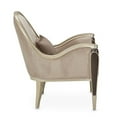 thumbnail image 3 of Michael Amini Villa Cherie Accent Velvet Chair in Porcini/Hazelnut Brown, 3 of 14