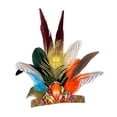 thumbnail image 4 of Diadema de plumas Yuyangstore bohemio indio brillante para Mardi, 4 of 8