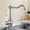 Nickel, variant on Kitchen Faucets Red Bronze Brass Single Handle Ceramic Handle Kitchen Tap Single Hole Swivel 360 Degree Hot Cold Water Mixer Tap