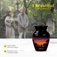 thumbnail image 3 of MUKTIVE Musician Urns for Human Ashes Adult Man & Women 3 Inch, Black Keepsake Urn for Ashes for Women, Tiny Memorial Urns for Adult Male & Female, Small Handmade Urns for Female Ash, 3 of 7