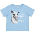 thumbnail image 3 of Inktastic Easily Distracted by Goats Cute Goat Boys or Girls Baby T-Shirt, 3 of 5