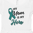 thumbnail image 4 of Inktastic My Mom is my Hero- Ovarian Cancer Awareness Girls Baby Dress, 4 of 5