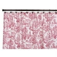 thumbnail image 3 of Ellis Curtain Victoria Park Toile Precise Patterned High Quality Water Proof Bathroom Shower Curtain - 70 x 72" Black, 3 of 3