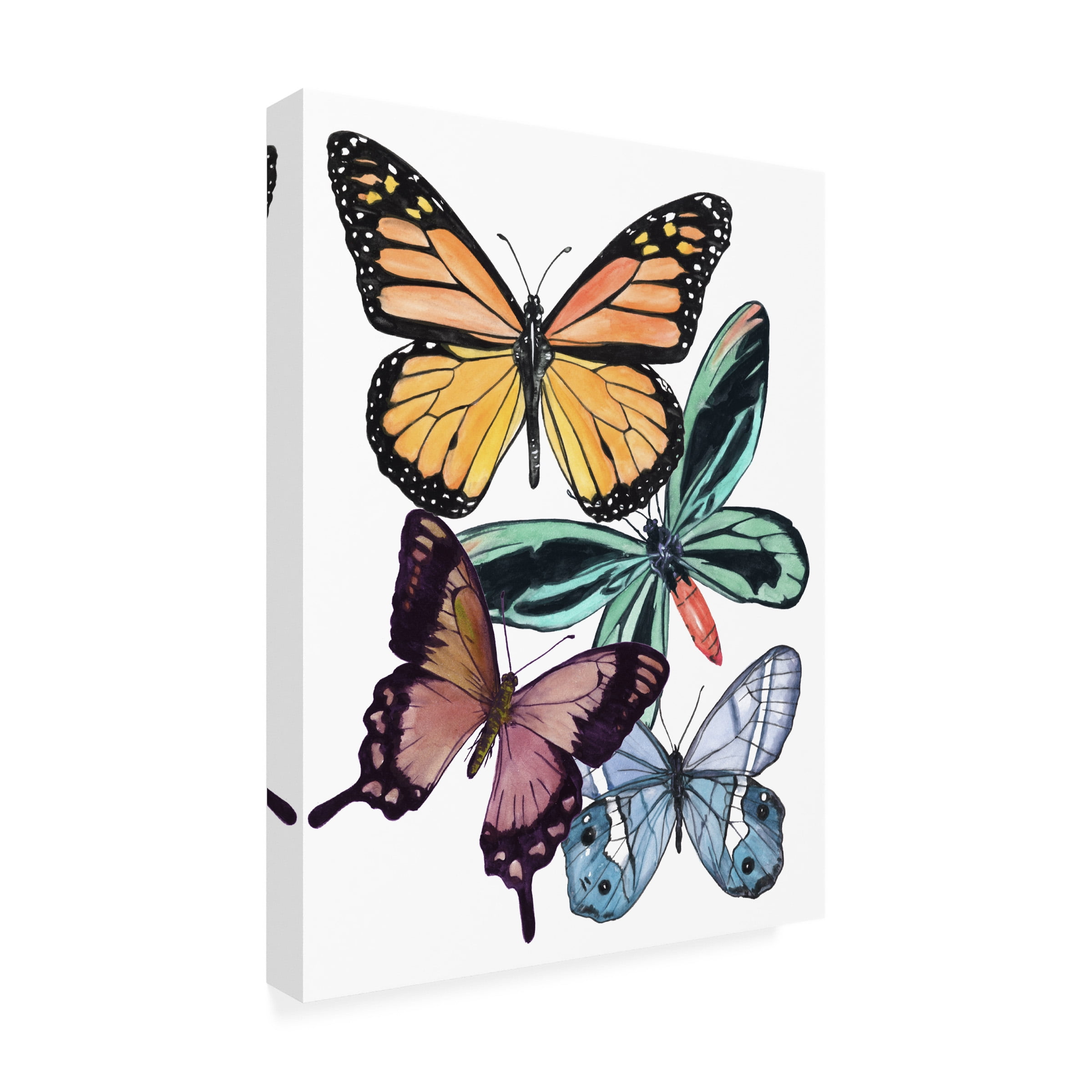 Melissa Wang 'Butterfly Swatches I' Outdoor All-Weather Wall Decor