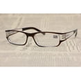 thumbnail image 3 of 2 Pack Mens Rectangle Reading Glasses Plastic Spring HInges Readers, 3 of 3
