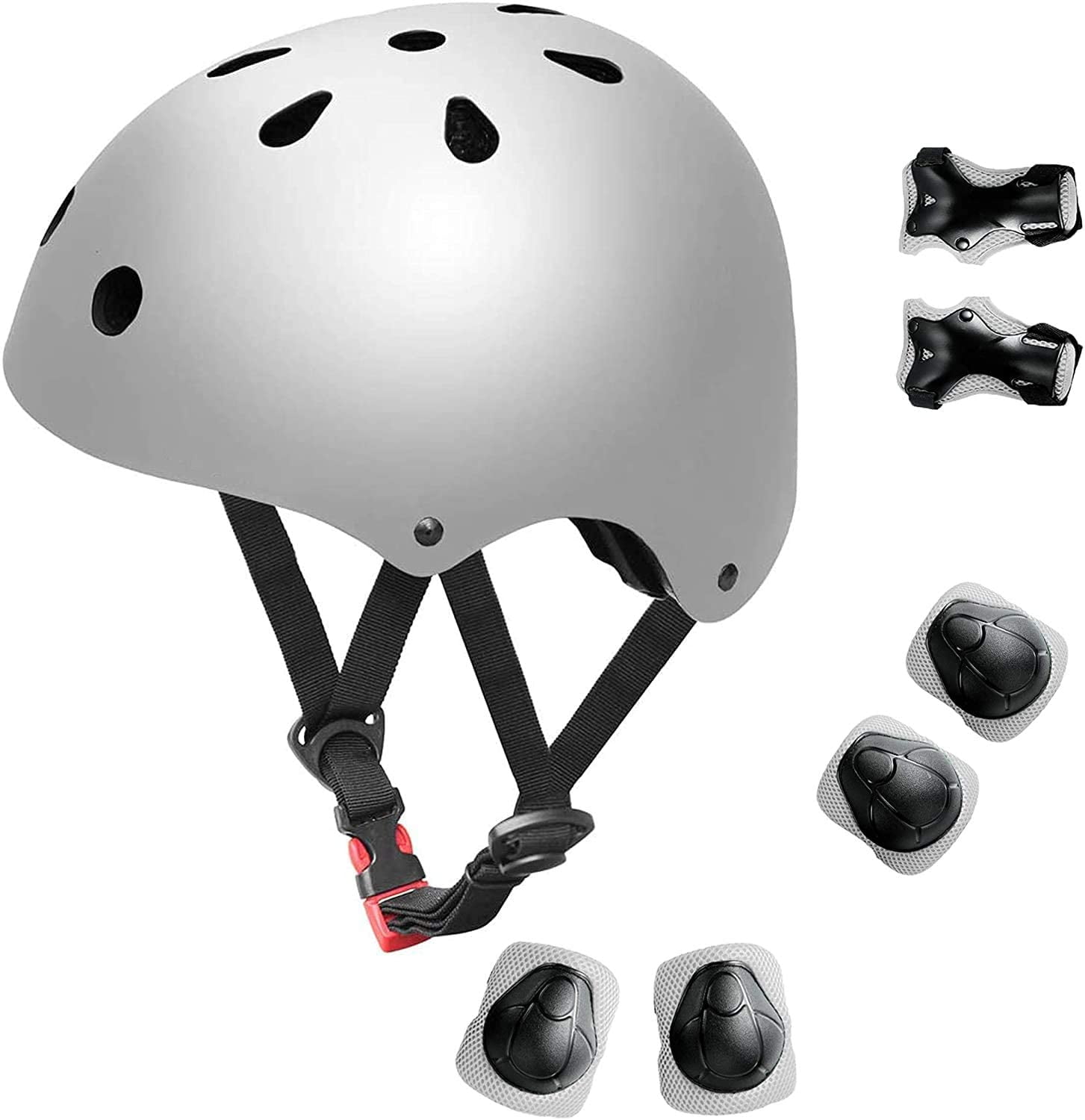 KUYOU Kids Skateboarding Helmet,Ultimate Adjustable ABS Shell for Children Cycling /Skateboard/Scooter/ Skate Inline Skating /Rollerblading Protective Gear Suitable Boys/Girls. S Orange