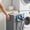 Gray#449, variant on Slim Rolling Laundry Hamper with Lid 65L Foldable Fabric Clothes Basket on Wheels for Bathroom Bedroom Storage
