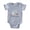 Heather Gray, variant on CafePress - Stork Baby Peru 2 - Cute Infant Baby Football Bodysuit