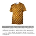 thumbnail image 6 of LAOLIUSN Men’s All Over Print Scale Pattern T-Shirt, Mermaid Dragon Scales Graphic Tee, Short Sleeve Crewneck,Sizes S-4XL, 6 of 7