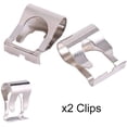 thumbnail image 2 of WANNGWE Wiper Linkage Repair Clip, 1 Pair Windscreen Wiper Motor Linkage Rods Arms Link Repair Clip Kit Metal U25310-9705, 2 of 9