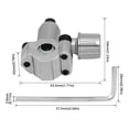 thumbnail image 2 of Refrigerator Service Valves 3 Pack Suitable For Diy Enthusiasts Rust Resistance, 2 of 8