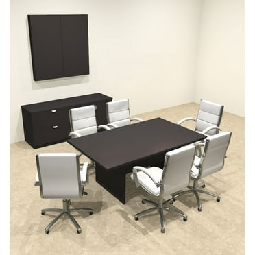 Modern Rectangular 6' Conference table, #OT-SUL-C19