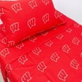 thumbnail image 3 of Wisconsin Badgers 100% Cotton Sheet Set Full, 3 of 5