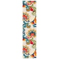 thumbnail image 3 of SAFAVIEH Cabana Lowell Floral Indoor/Outdoor Area Rug, Ivory/Blue, 5'3" x 7'7", 3 of 4