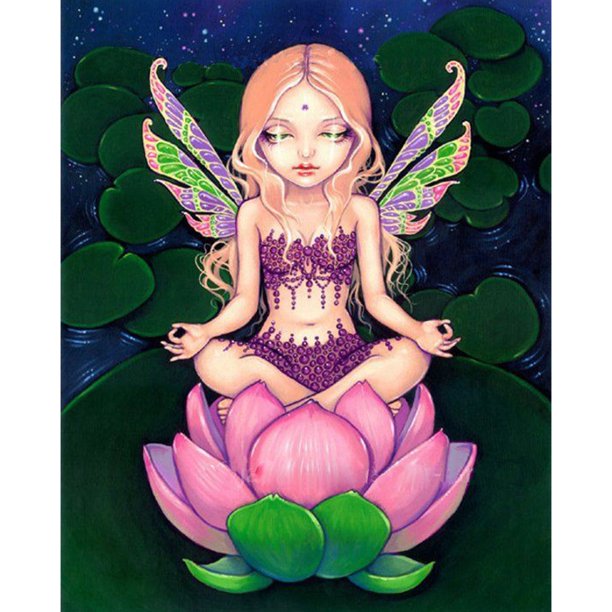 Pintura de diamante (DB1879) Cuadro cuadrado DIY Big Eye Doll Poster (B5042) 50x70cm Hugtrwg Para estrenar