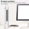 thumbnail image 4 of Portable Tower Fan, Usb Electric Fan Cooling Air Conditioning Purifier for Home Use Black, Portable Desk Fan with Light for Bedroom (White), 4 of 7